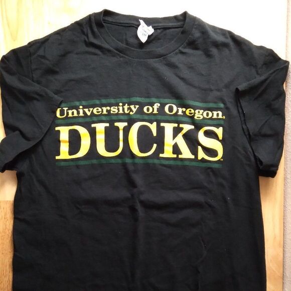 Vintage University of Oregon Ducks Split Bar T-Shirt - Picture 2 of 7